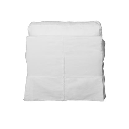 Sunset Trading - Horizon Slipcovered Chair Performance White - SU-117620-391081 veiw 4