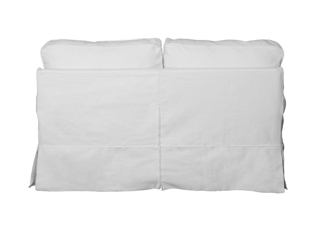 Sunset Trading - Horizon Slipcovered Loveseat In Warm White - SU-117610-423080 veiw 3