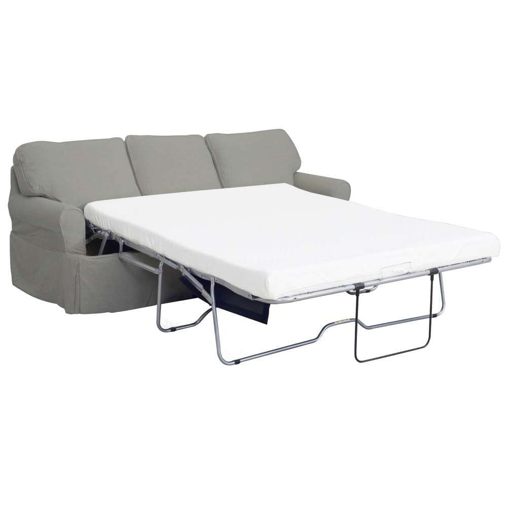 Sunset Trading - Horizon Slipcovered Sleeper Sofa With Chaise Performance Gray - SU-117678-391094 veiw 4