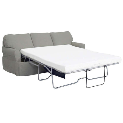 Sunset Trading - Horizon Slipcovered Sleeper Sofa With Chaise Performance Gray - SU-117678-391094 veiw 4