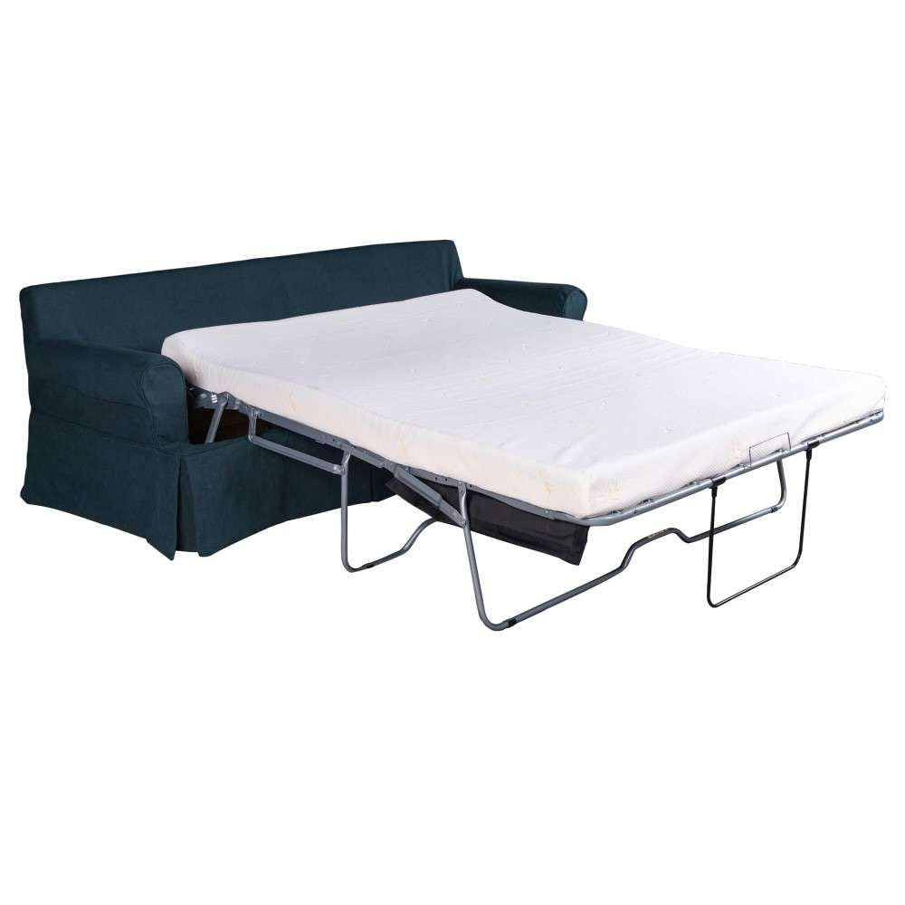 Sunset Trading - Horizon Slipcovered Sleeper Sofa With Chaise Performance Navy Blue - SU-117678-391049 veiw 4