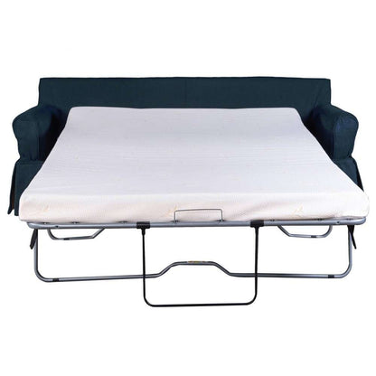 Sunset Trading - Horizon Slipcovered Sleeper Sofa With Chaise Performance Navy Blue - SU-117678-391049 veiw 5