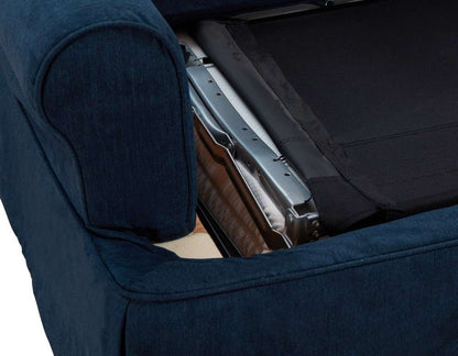 Sunset Trading - Horizon Slipcovered Sleeper Sofa With Chaise Performance Navy Blue - SU-117678-391049 veiw 6