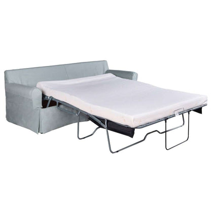 Sunset Trading - Horizon Slipcovered Sleeper Sofa With Chaise Performance Ocean Blue - SU-117678-391043 veiw 4