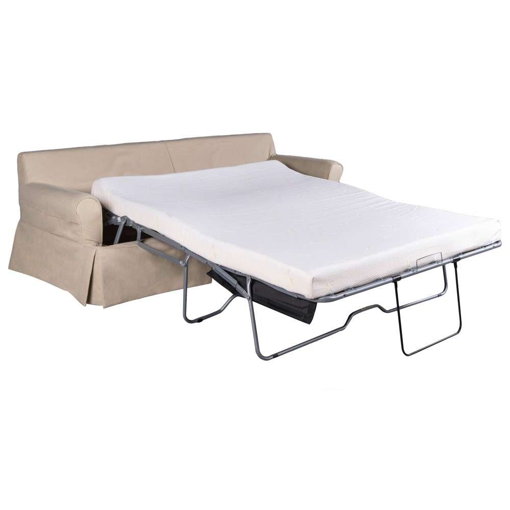 Sunset Trading - Horizon Slipcovered Sleeper Sofa With Chaise Performance Tan - SU-117678-391084 veiw 4