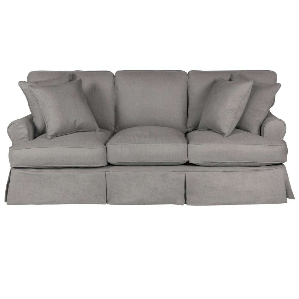 Sunset Trading - Horizon Slipcovered Sofa Performance Gray - SU-117600-391094 veiw 1