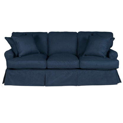 Sunset Trading - Horizon Slipcovered Sofa Performance Navy Blue - SU-117600-391049 veiw 1