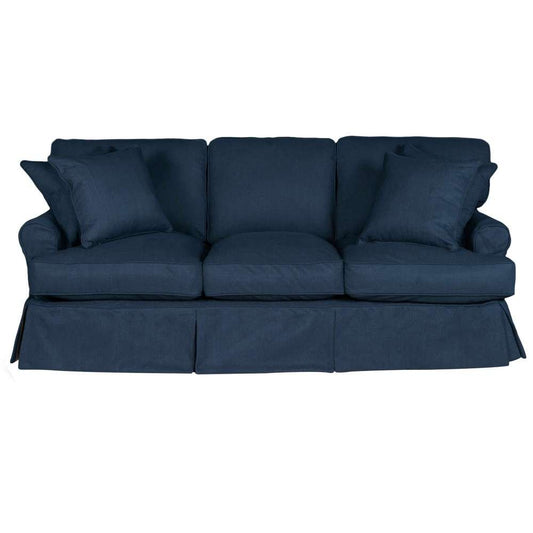 Sunset Trading - Horizon Slipcovered Sofa Performance Navy Blue - SU-117600-391049 veiw 1