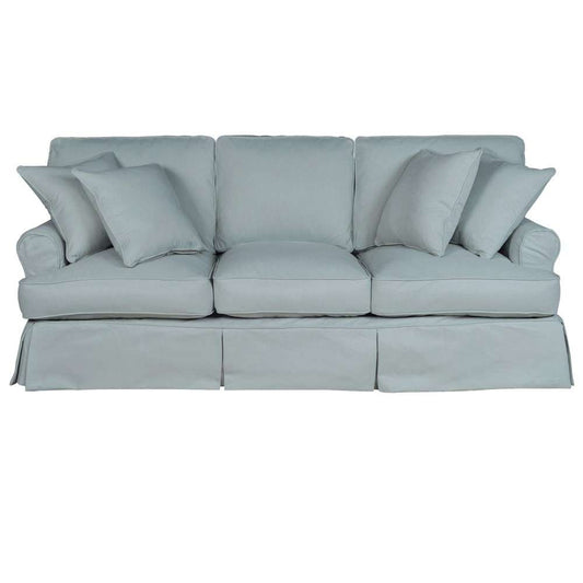 Sunset Trading - Horizon Slipcovered Sofa Performance Ocean Blue - SU-117600-391043 veiw 1