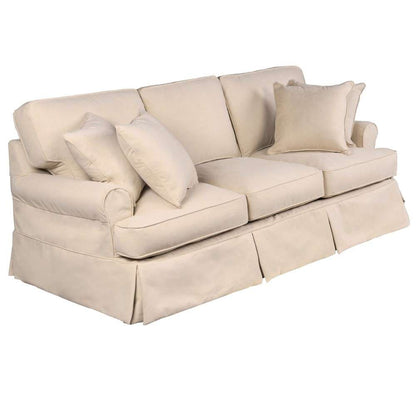 Sunset Trading - Horizon Slipcovered Sofa Performance Tan - SU-117600-391084 veiw 2