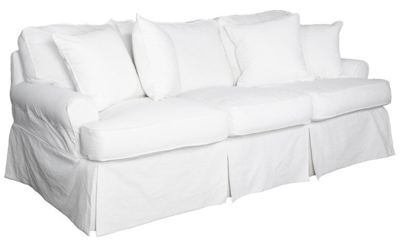 Sunset Trading - Horizon Slipcovered Sofa In Warm White - SU-117600-423080 veiw 1