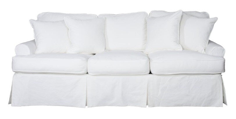 Sunset Trading - Horizon Slipcovered Sofa In Warm White - SU-117600-423080 veiw 2