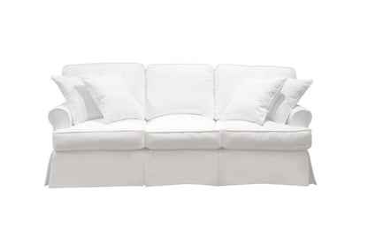 Sunset Trading - Horizon Slipcovered Sofa Performance White - SU-117600-391081 veiw 2