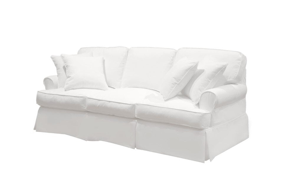 Sunset Trading - Horizon Slipcovered Sofa Performance White - SU-117600-391081 veiw 3