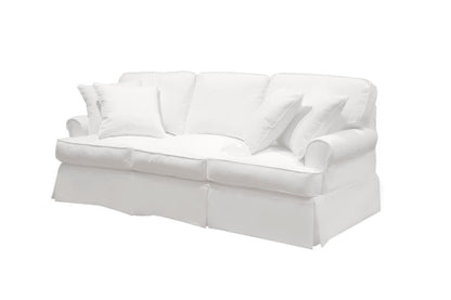 Sunset Trading - Horizon Slipcovered Sofa Performance White - SU-117600-391081 veiw 3
