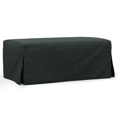 Sunset Trading -  Newport  Slipcovered 44in Wide Ottoman Dark Gray - SY-130030-391098 veiw 1