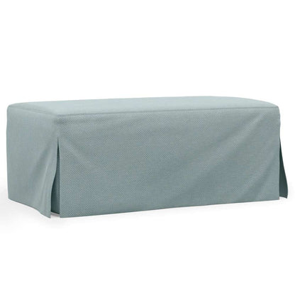 Sunset Trading -  Newport  Slipcovered 44in Wide Ottoman Ocean Blue - SY-130030-391043 veiw 1