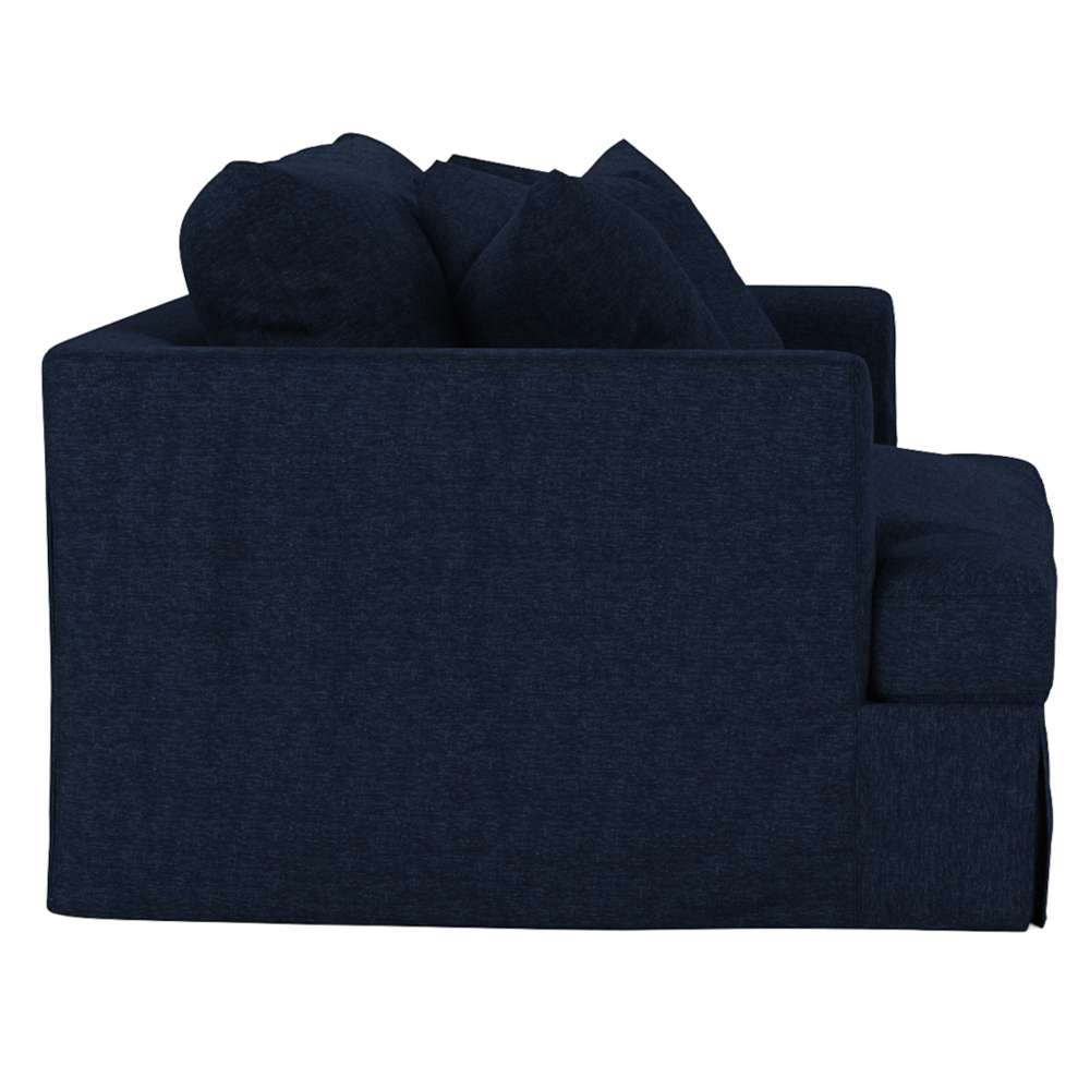 Sunset Trading -  Newport  Slipcovered 52in Wide Chair and A Half Navy Blue - SY-130015-391049 veiw 2