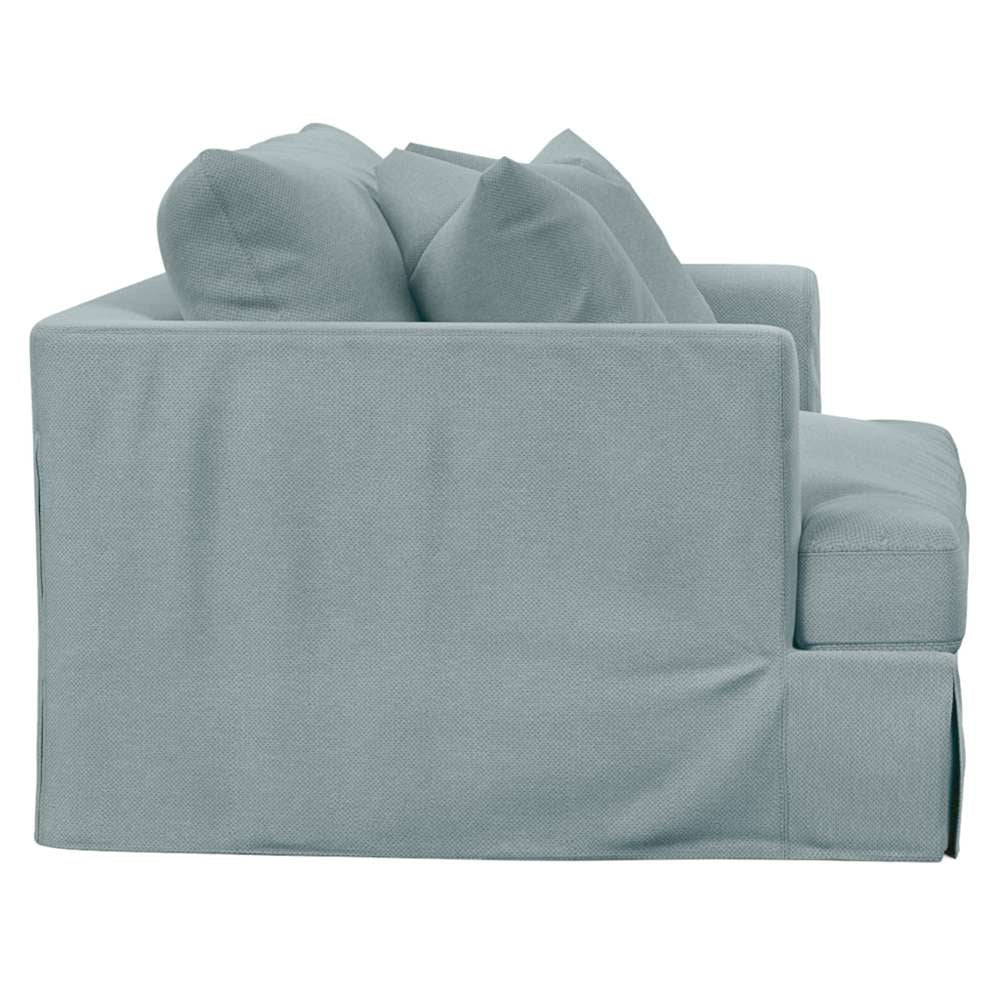 Sunset Trading -  Newport  Slipcovered 52in Wide Chair and A Half Ocean Blue - SY-130015-391043 veiw 3