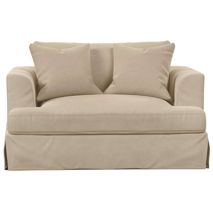 Sunset Trading -  Newport  Slipcovered 52in Wide Chair and A Half Tan - SY-130015-391084 veiw 2