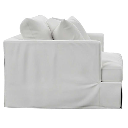 Sunset Trading -  Newport  Slipcovered 52in Wide Chair and A Half White - SY-130015-391081 veiw 3