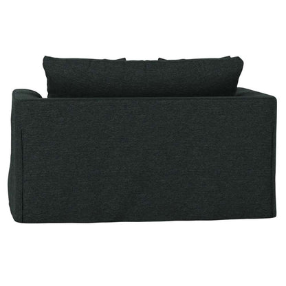 Sunset Trading -  Newport  Slipcovered 52in Wide Chair and A Half with Ottoman Dark Gray - SY-130015-30-391098 veiw 5