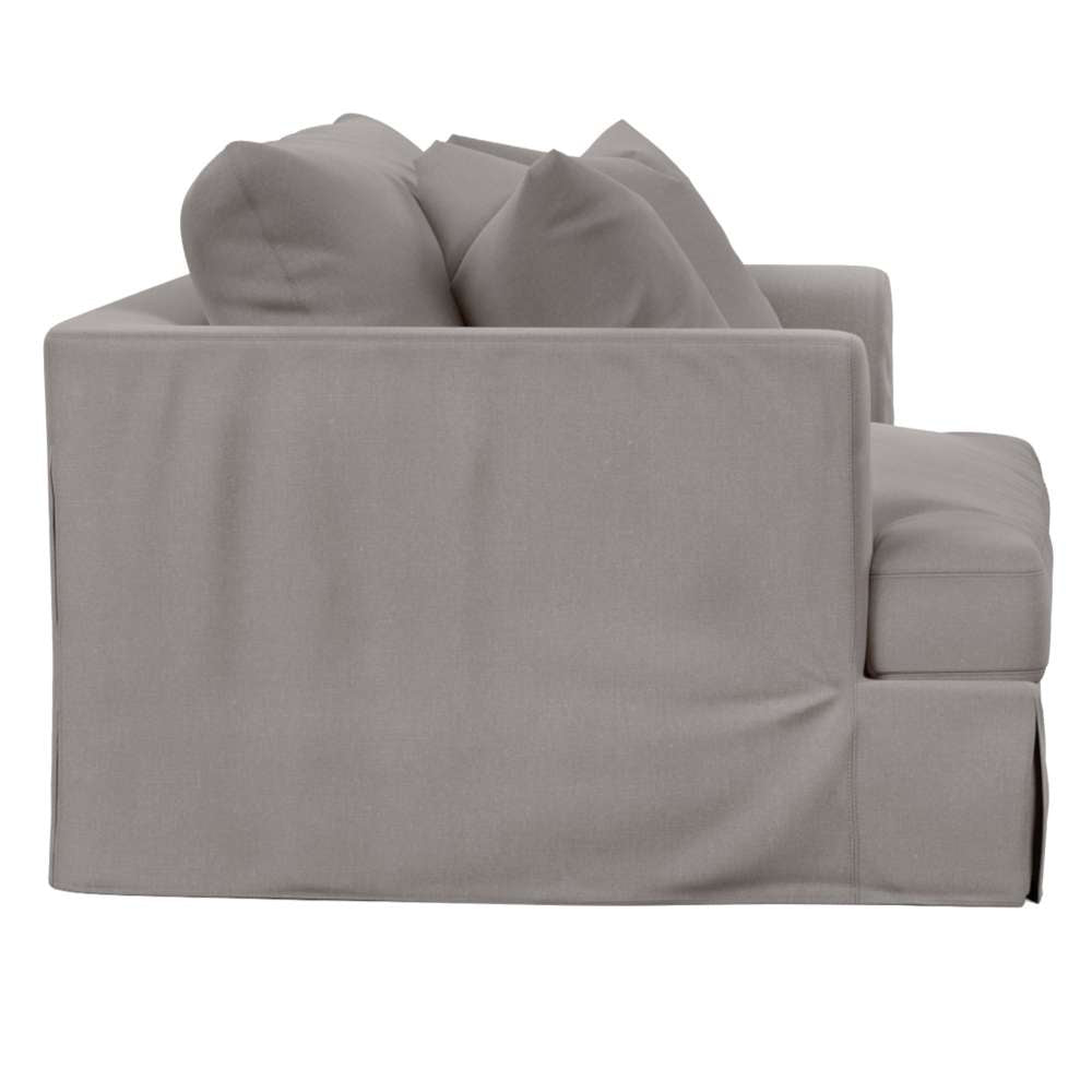 Sunset Trading -  Newport  Slipcovered 52in Wide Chair and A Half with Ottoman Gray - SY-130015-30-391094 veiw 4