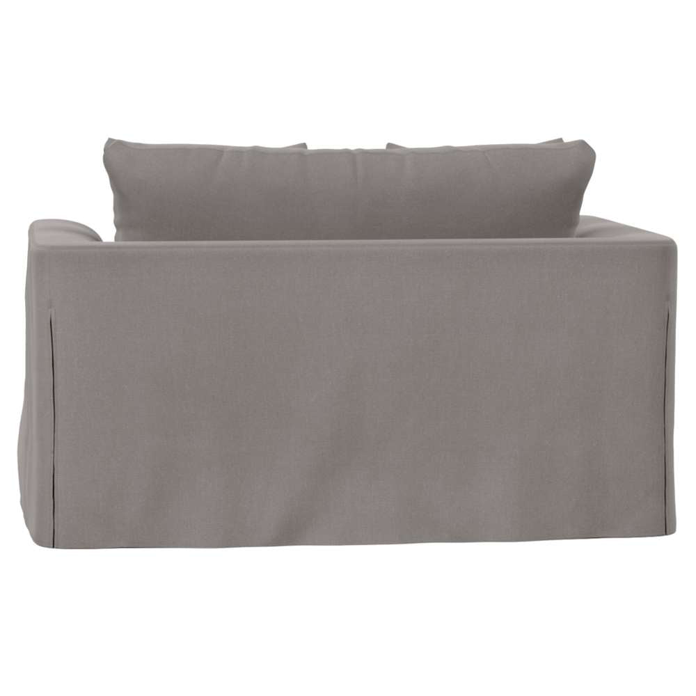 Sunset Trading -  Newport  Slipcovered 52in Wide Chair and A Half with Ottoman Gray - SY-130015-30-391094 veiw 5