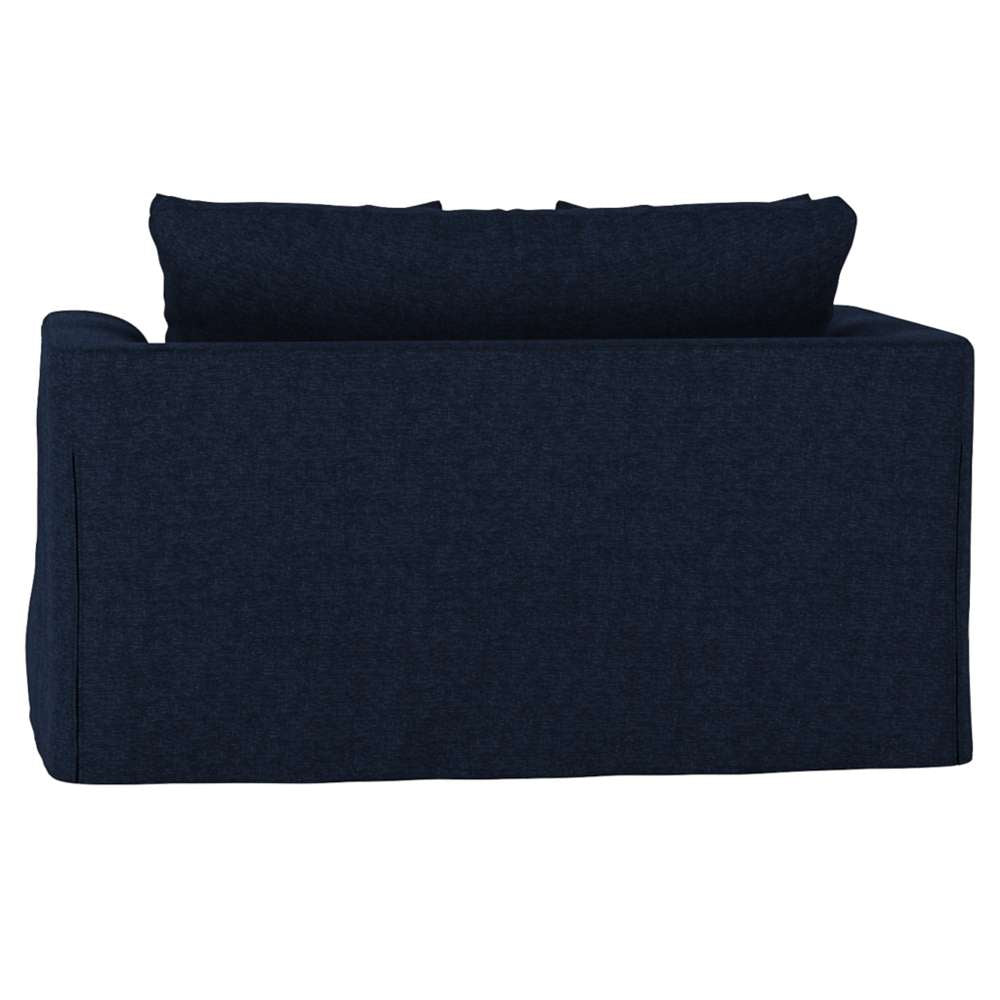 Sunset Trading -  Newport  Slipcovered 52in Wide Chair and A Half with Ottoman Navy Blue - SY-130015-30-391049 veiw 5