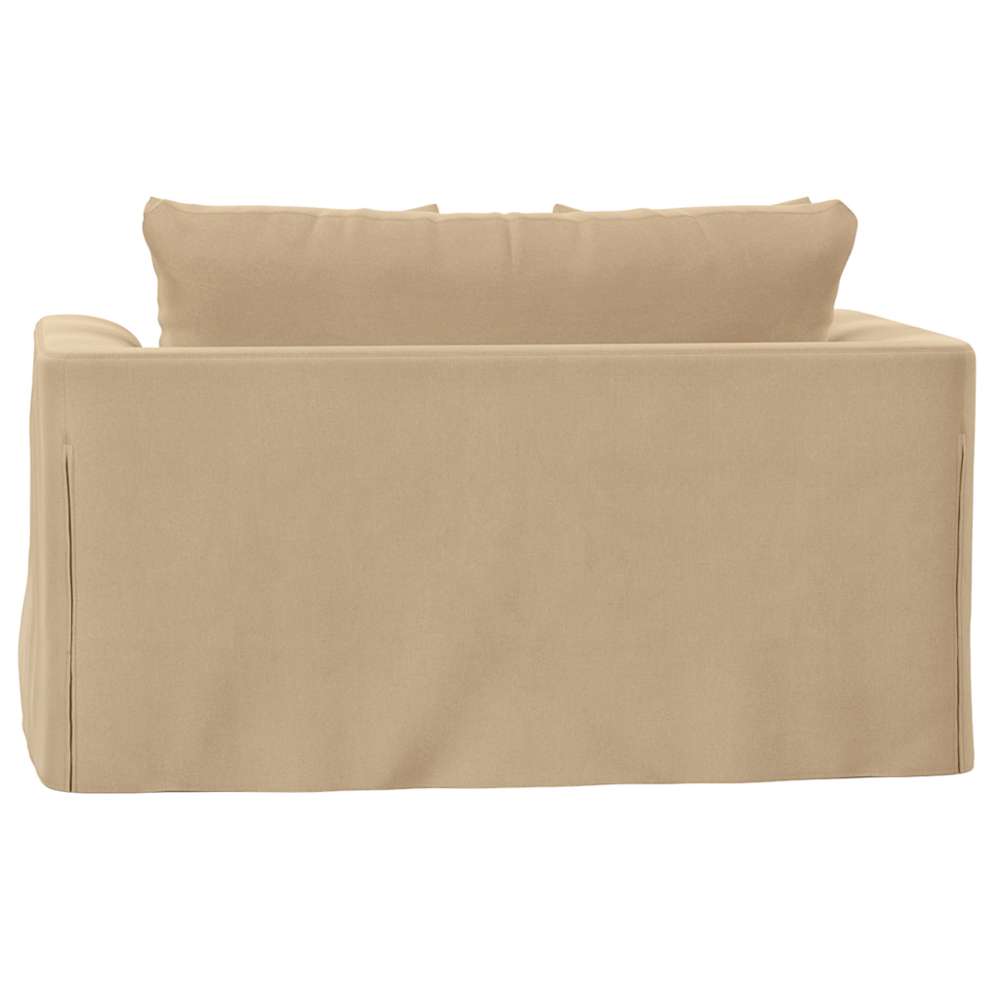 Sunset Trading -  Newport  Slipcovered 52in Wide Chair and A Half with Ottoman Tan - SY-130015-30-391084 veiw 5