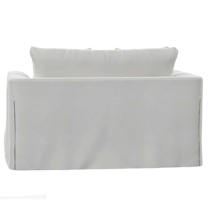 Sunset Trading -  Newport  Slipcovered 52in Wide Chair and A Half with Ottoman White - SY-130015-30-391081 veiw 5