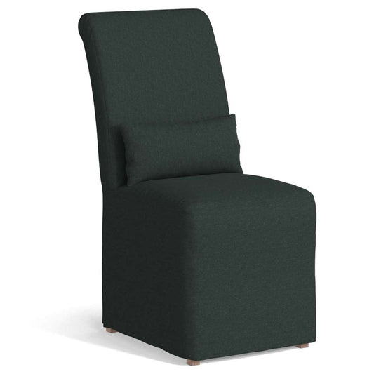 Sunset Trading -  Newport  Slipcovered Dining Chair Dark Gray - SY-1025906-391098 veiw 1