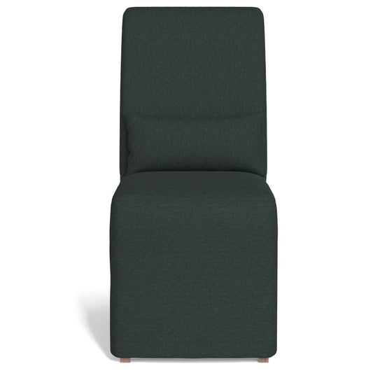 Sunset Trading -  Newport  Slipcovered Dining Chair Dark Gray - SY-1025906-391098 veiw 2