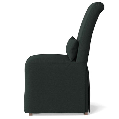 Sunset Trading -  Newport  Slipcovered Dining Chair Dark Gray - SY-1025906-391098 veiw 3