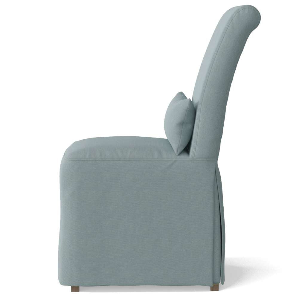Sunset Trading -  Newport  Slipcovered Dining Chair Ocean Blue - SY-1025906-391043 veiw 3