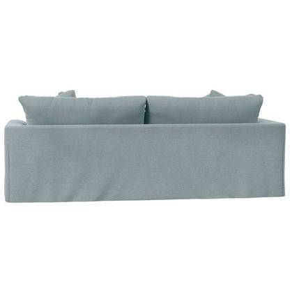 Sunset Trading -  Newport  Slipcovered Recessed Fin Arm 94in Sofa Ocean Blue - SY-130000-391043 veiw 3