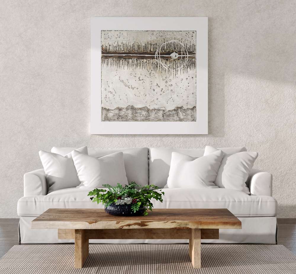 Sunset Trading -  Newport  Slipcovered Recessed Fin Arm 94in Sofa White - SY-130000-391081 veiw 5