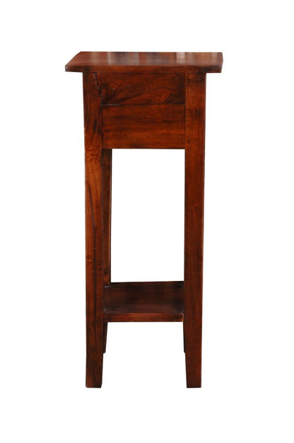 Sunset Trading - Shabby Chic Cottage Narrow Side Table Java - CC-TAB1792S-OJ veiw 3