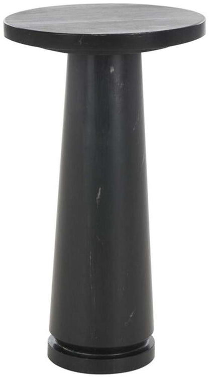 Safavieh - Valentia Round Marble Accent Table - Black - SFV9704D veiw 1