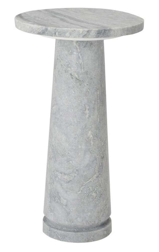 Safavieh - Valentia Round Marble Accent Table - Light Grey - SFV9704A veiw 1