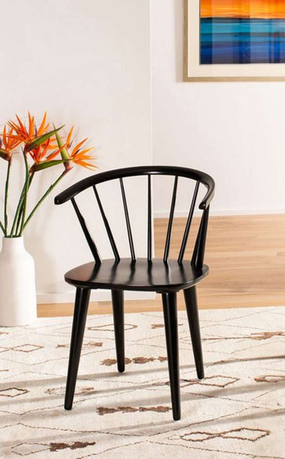 Safavieh - Blanchard Side Chair - Black  (Set of 2) - AMH8512A-SET2 veiw 1