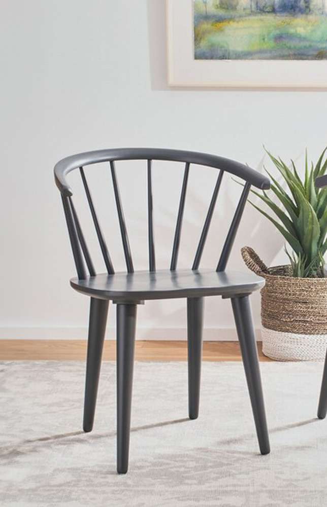 Safavieh - Blanchard Side Chair - Grey  (Set of 2) - AMH8512C-SET2 veiw 1