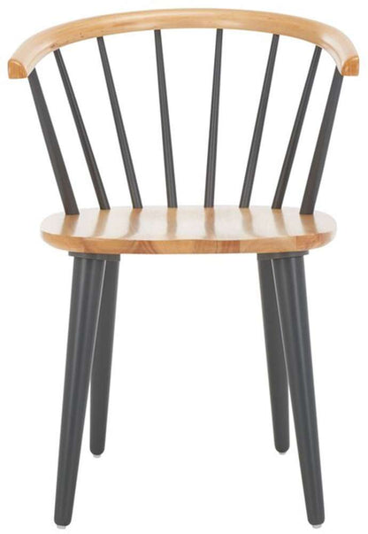 Safavieh - Blanchard Side Chair - Natural - Dark Grey  (Set of 2) - AMH8512E-SET2 veiw 1