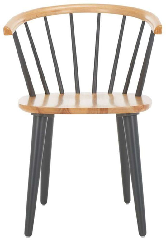 Safavieh - Blanchard Side Chair - Natural - Dark Grey  (Set of 2) - AMH8512E-SET2 veiw 1