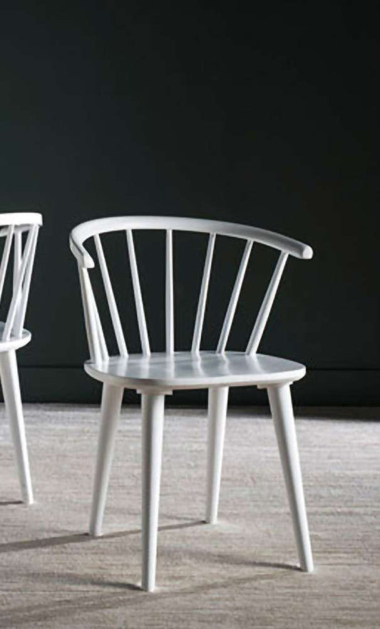 Safavieh - Blanchard Side Chair - White  (Set of 2) - AMH8512B-SET2 veiw 1