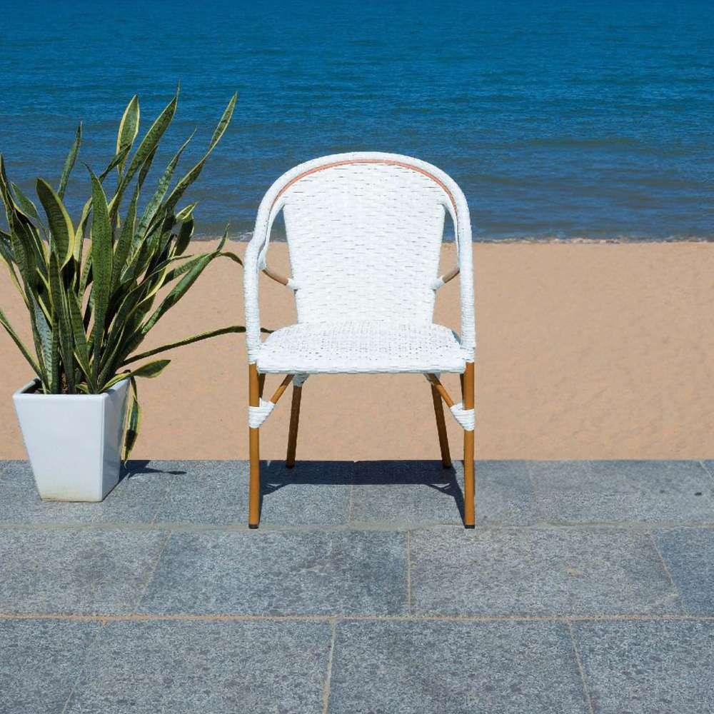 Safavieh - California Armchair - White  (Set of 2) - PAT7531C-SET2 veiw 1