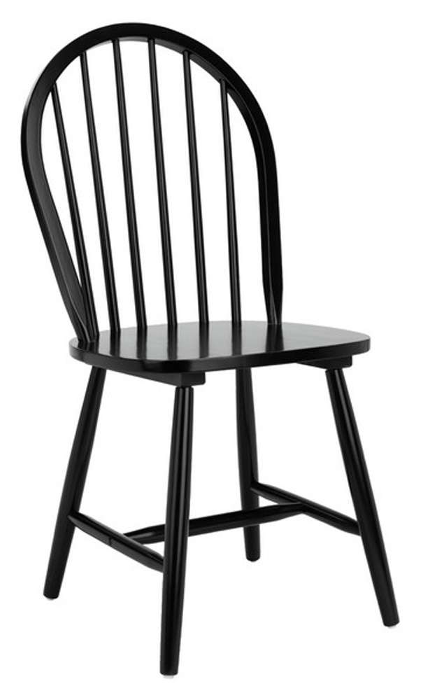 Safavieh - Camden Spindle Dining Chair - Black  (Set of 2) - DCH8501A-SET2 veiw 3