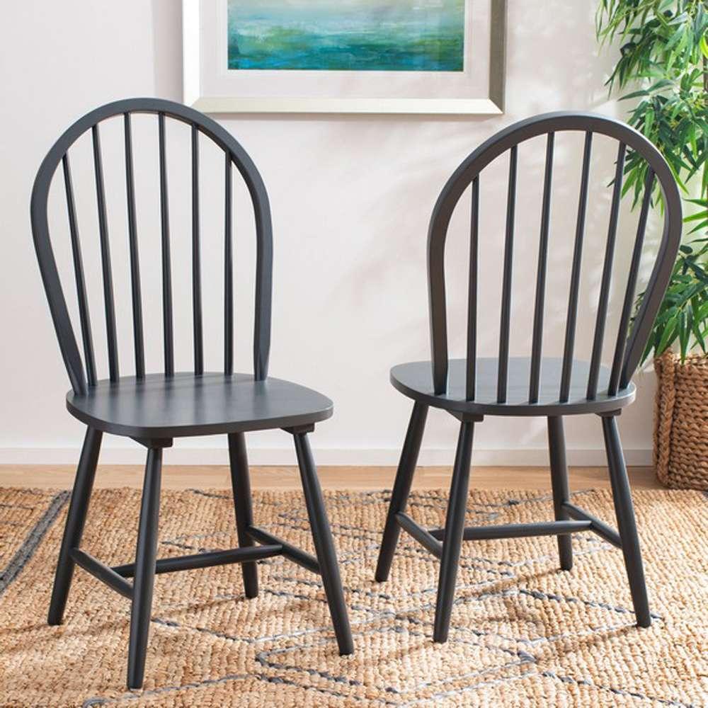 Safavieh - Camden Spindle Dining Chair - Grey  (Set of 2) - DCH8501E-SET2 veiw 2