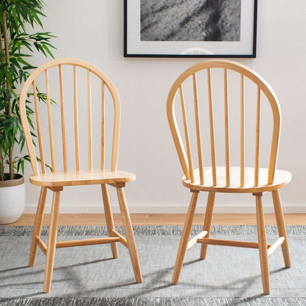 Safavieh - Camden Spindle Dining Chair - Natural  (Set of 2) - DCH8501D-SET2 veiw 2