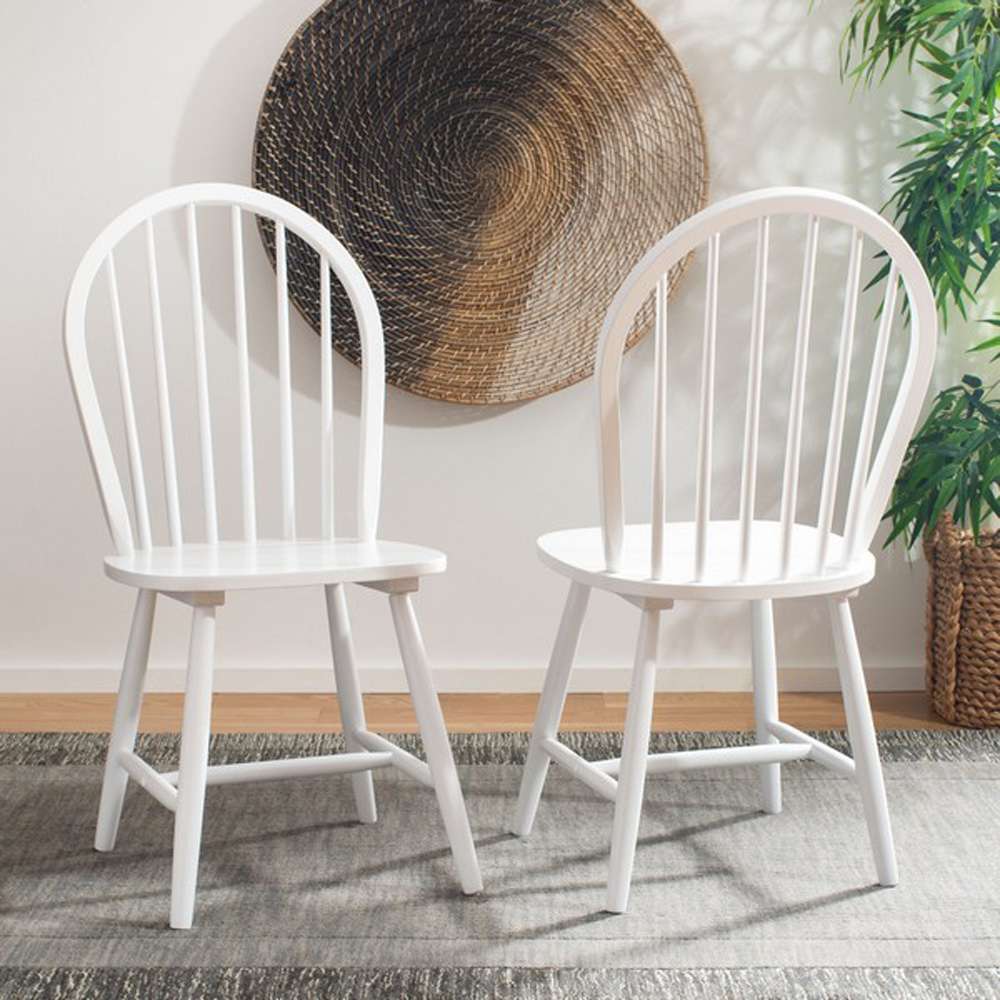 Safavieh - Camden Spindle Dining Chair - White  (Set of 2) - DCH8501B-SET2 veiw 2